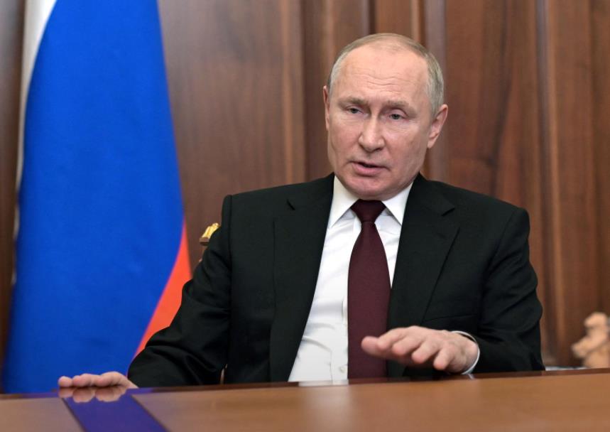 俄罗斯总统普京发表视频讲话